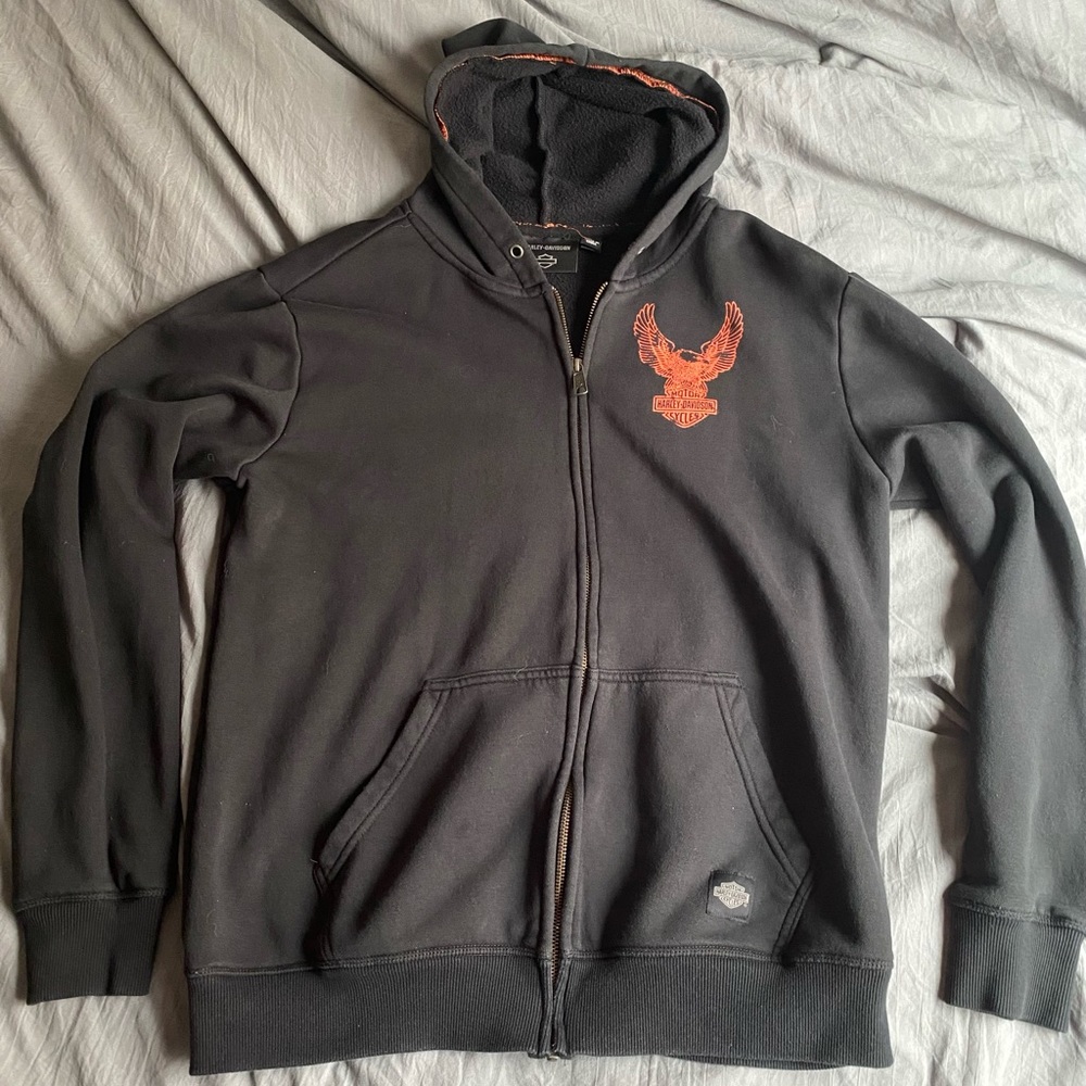 Harley - Davidson biker zip up jacket